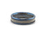 Blue Tungsten Damascus Ring - 6mm